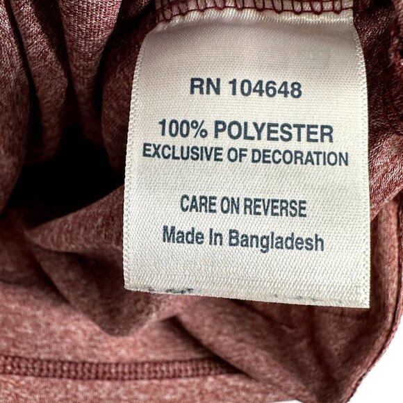 Virginia Tech Hokies Tee Shirt Short Sleeve Performance Size Small - Picture 6 of 7